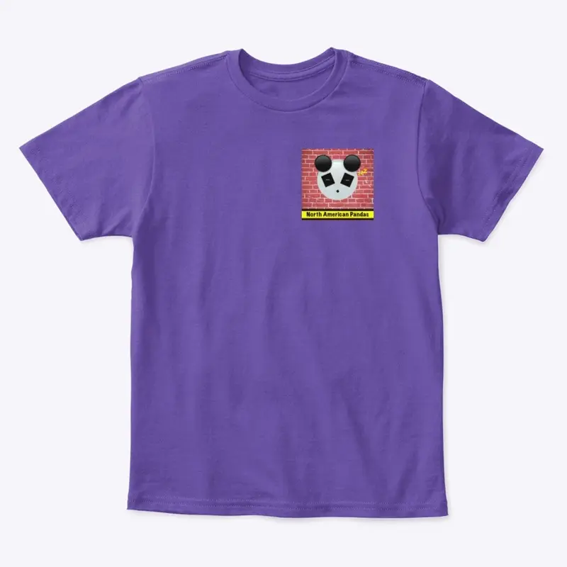 Kids Tshirt small brick panda logo