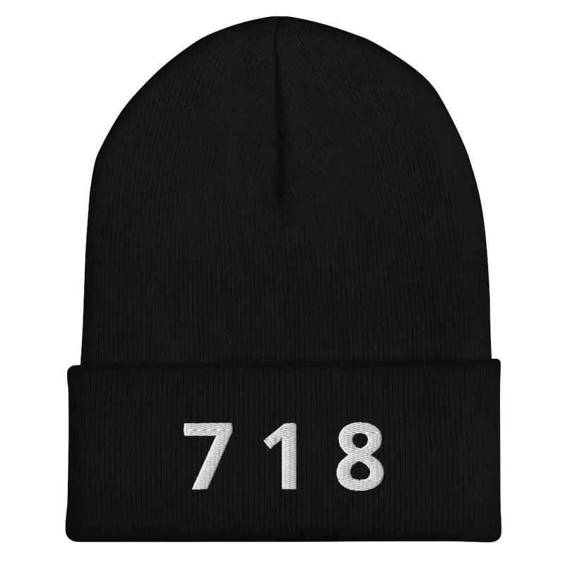 718 Black Ski Cap