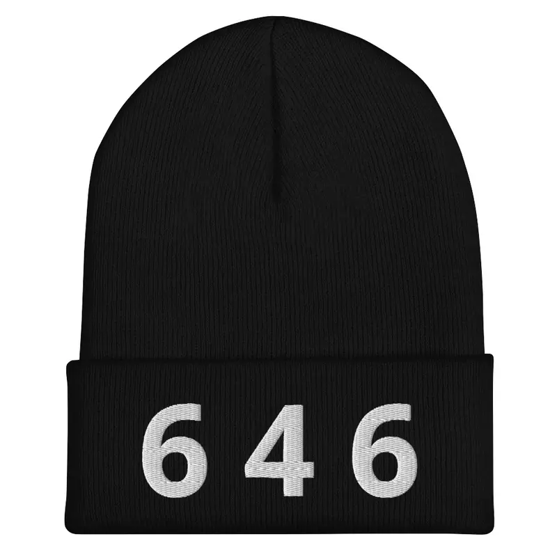 646 Black Ski Cap