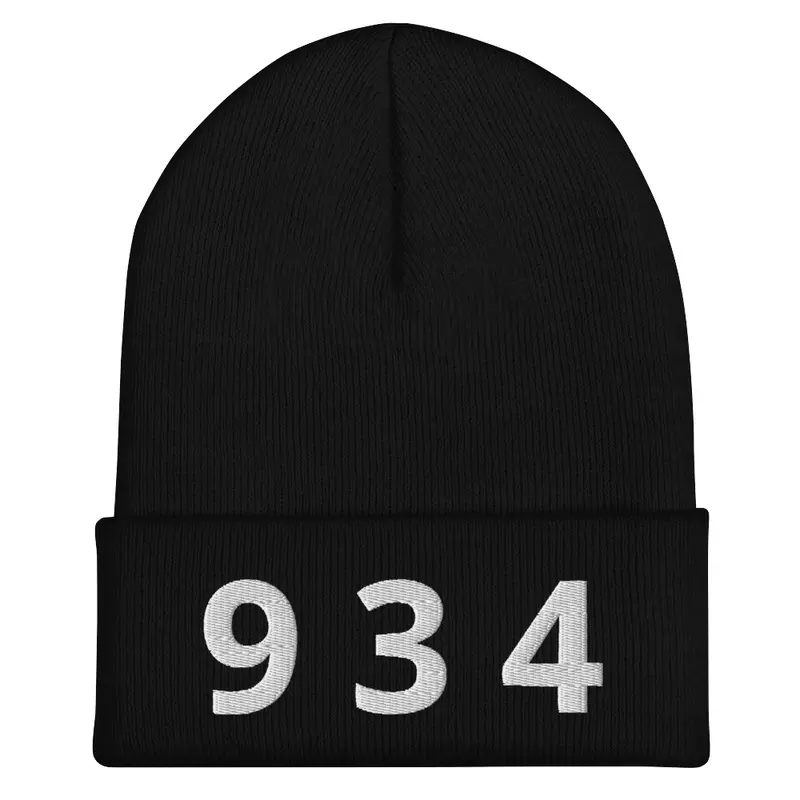 934 Black Ski Cap